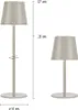 Selltec LED Tischlampe Akku Outdoor Up & Down Produktbild-Vorschau 5