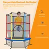 Kindertrampolin mit Sicherheitsnetz, 165 cm, Tragkraft 135 Produktbild-Vorschau 4