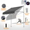 Faziango Klemmmarkise mit LED 300x120cm Balkonmarkise, Produktbild-Vorschau 5