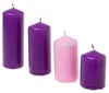 Adventskaarsen set, gelaagd - 4 stuks voor een Productafbeelding-voorbeeld 2