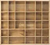 Woodweaver Holzregal | 28 Fächer | 45x40x3,5cm | Hellbraun Produktbild-Vorschau 2
