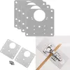4x Scharnier Reparaturplatte Möbel Schrank Reparaturblech Produktbild-Vorschau 1