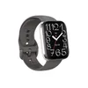 A smartwatch with a gray band and a black screen displaying the time and date. Podgląd zdjęcia produktu