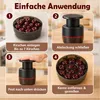 7-fach Kirschentkerner Olivenentkerner aus Edelstahl mit Produktbild-Vorschau 6