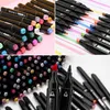 Farby Alkoholový popisovač Set 168 Twin Marker Felt Tip Pen Náhľad obrázku produktu 2