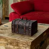 Schatzkiste Schatztruhe Holztruhe mit Kunstleder 28 x 17 x Produktbild-Vorschau 8
