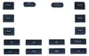 Satz von Tasten für das Radio-Panel für VW Golf 5, Touran, Produktbild-Vorschau 2