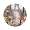 MuchoWow® Mauspad Mousepad Gemälde - Paris - Eiffelturm - Produktbild-Vorschau 1