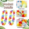 Hawaii-Blumenkette, 10 Stück, bunte Girlanden, 105 cm, tropische Deko Productafbeelding-voorbeeld