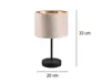 Trio - Tischlampe JULIETA - Beige - 20x20x33 cm Produktbild-Vorschau 4