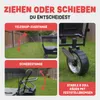 ONBEST Bollerwagen | faltbar | mit Dach | mit Regenschutz | Produktbild-Vorschau 4