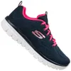 A single navy and pink Skechers athletic shoe is shown against a white background. Produktbild-Vorschau