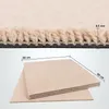 Velours Teppich Fliesen Crème Beige Teppichfliesen Produktbild-Vorschau 2