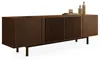 Lowboard LINN, 180 cm aus Massivholz, Nussbaum Finish - TV Produktbild-Vorschau 5