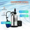 Schmutzwasserpumpe 550W Tauchpumpe 230V Gartenpumpe - Produktbild-Vorschau 4