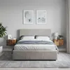 vidaXL Wandmontierter Nachttisch 2 Stk. Altholz 49 x 34,5 x Produktbild-Vorschau 3