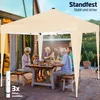 Gazebo pieghevole KESSER® 3x3 m con illuminazione a LED a Anteprima dell’immagine prodotto 4