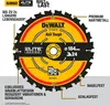 DEWALT cirkelzaagblad, 184x16 mm, 24 tanden Productafbeelding-voorbeeld 5