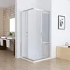 MIQU Duschkabine Eckeinstieg 100x100x185 cm Duschwand mit Produktbild-Vorschau 2