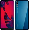 A split image showing the front and back of a Huawei P20 Pro smartphone. Produktbild-Vorschau