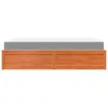 The Living Store Bett mit Matratze Wachsbraun 100x200 cm Produktbild-Vorschau 8