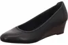 Tamaris Damen Pumps Leder Keilabsatz TOUCHit Fußbett Produktbild-Vorschau 7