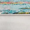 Teppich Kurzflor Abstrakt, Wohnzimmer Multicolor Rechteckig Produktbild-Vorschau 2