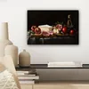 Wanddeko 30x20 cm - Stilleben - Trinktafel, Leinwand Bilder Produktbild-Vorschau 7