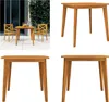 vidaXL Table de jardin 85 x 85 x 75 cm en bois massif Voir les images du produit 1