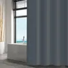 Duschvorhang MSV ROMANA 180 x 180 cm dunkelgrau 149510 Produktbild-Vorschau 2