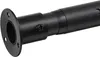 Verstelbare Kledingrek 43-139 cm, RVS, Mat Zwart, voor Productafbeelding-voorbeeld 1