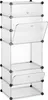 Scaffale per scarpe Relaxdays in plastica, sistema a 6 Anteprima dell’immagine prodotto 10