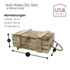 UNUS Holzkisten geflammt Aufbewahrungsbox aus Holz mit Produktbild-Vorschau 6