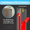 Selbstklebende Fenster-Türen-Dichtung 3 m Transparent Produktbild-Vorschau 4