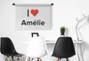 MuchoWow® Wandteppich Wandbehang Ich liebe - Amélia - Produktbild-Vorschau 4