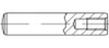Zylinderstift DIN 7979 m.Innengewinde D 6 x 18 Stahl Produktbild-Vorschau 2