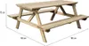 Tavolo da picnic per adulti "Gardenia" - 180 x 150 x 75 cm Anteprima dell’immagine prodotto 2