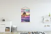 MuchoWow® Textilposter Lavendel - Farbe - Vögel - Bäume - Produktbild-Vorschau 2