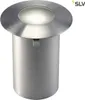 A recessed floor light with a brushed stainless steel finish and a frosted glass lens. Produktbild-Vorschau