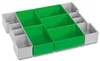L-BOXX 6000010094, Einsatz-Set, Grün, Grau, Kunststoff, Produktbild-Vorschau 1