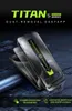 A marketing image for a phone screen protector with an application guide. Produktbild-Vorschau