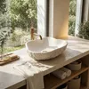Rea Umyvadlo Na Desku Isla Warm Beige Náhled obrázku produktu 8