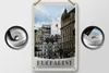 Blechschild Reise 12x18cm Bukarest Rumänien Hauptstadt Produktbild-Vorschau 2