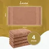 Zestaw 4 ręczników kąpielowych Lavea® 50x100 cm - Elena, Podgląd zdjęcia produktu 7