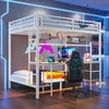 okwish Hochbett, 90x200&140x200, Kinderbett mit Produktbild-Vorschau 7