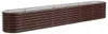 vidaXL Hochbeet Verzinkter Stahl 260x40x36 cm Braun Produktbild-Vorschau 1