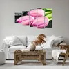 Bild auf Leinwand - Leinwandbild - Tulpen Tau Steine Produktbild-Vorschau 6