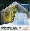 GARDEBRUK® 10x Doppelstegplatten 6mm Zuschneidbar Produktbild-Vorschau 3