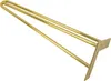 Elegante set di 4 gambe per mobili a forcina in metallo Anteprima dell’immagine prodotto 3