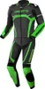 Combinaison cuir moto 2 pièces Bogotto Misano, noir/vert, Voir les images du produit 1